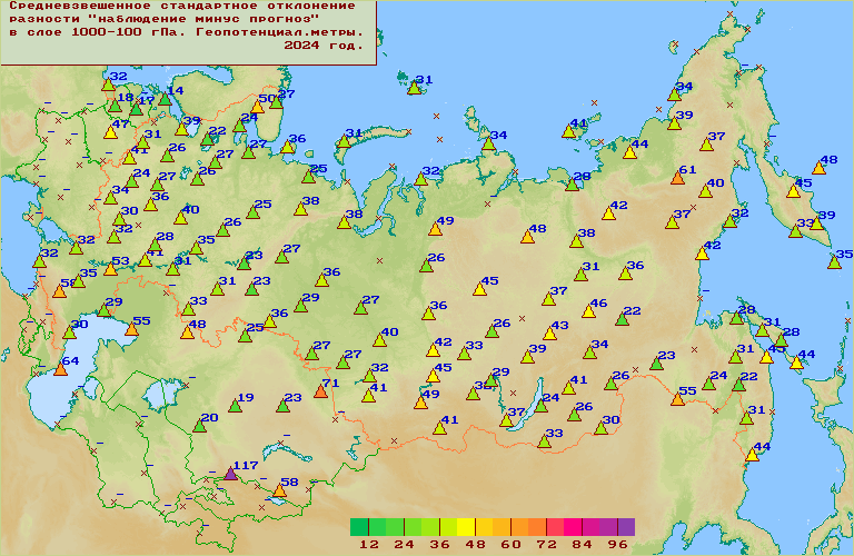 ���������� ������������������ �������� '����������-�������' ��� ������������� � ���� 1000-100 ���